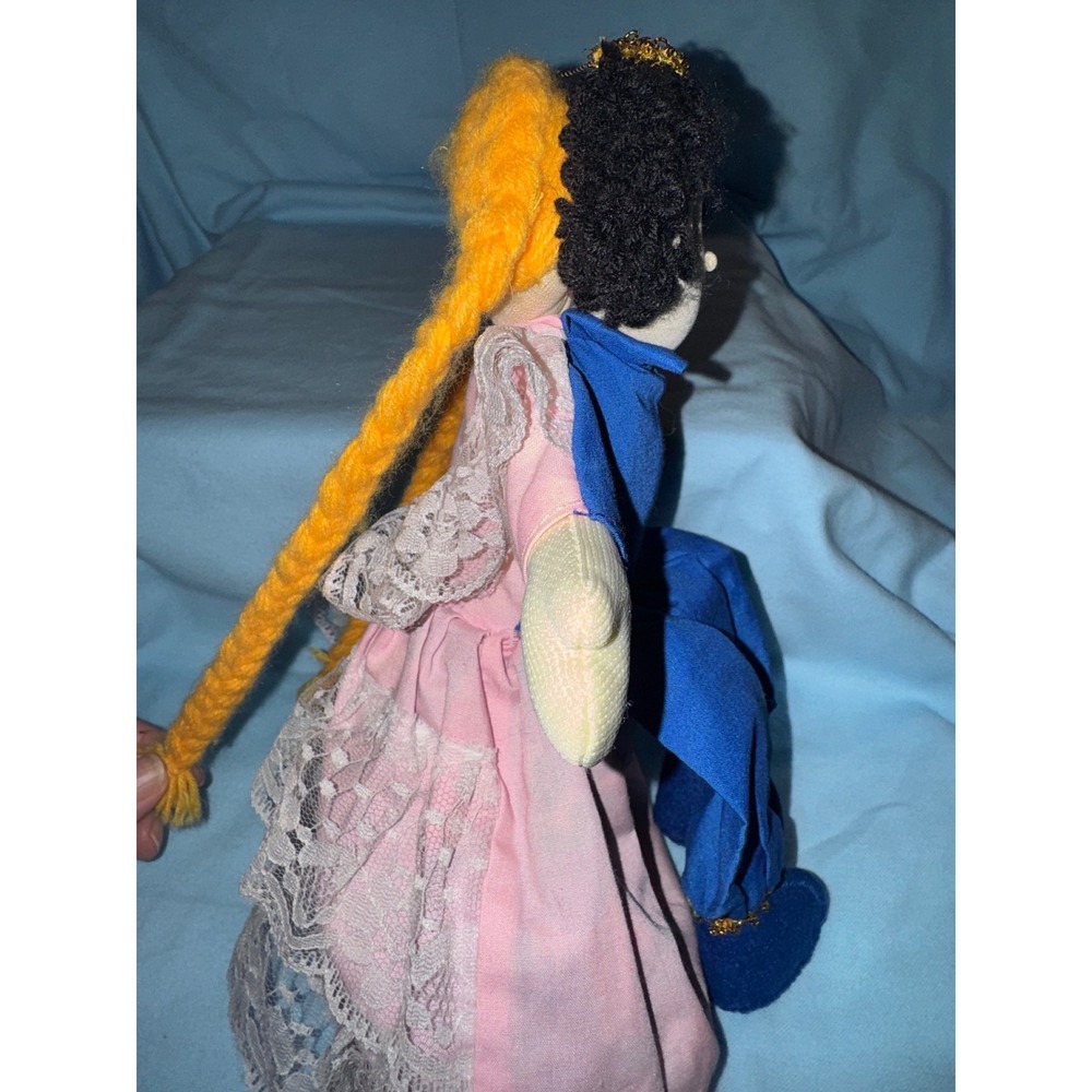 Vintage Sleeping Beauty 3-in-1 Topsy Turvy Flip Doll Princess Prince Fairy - Picture 12 of 12